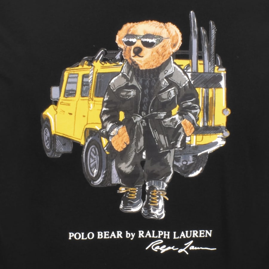 Ralph Lauren Bear Classic Fit T Shirt Black Mainline Menswear Denmark